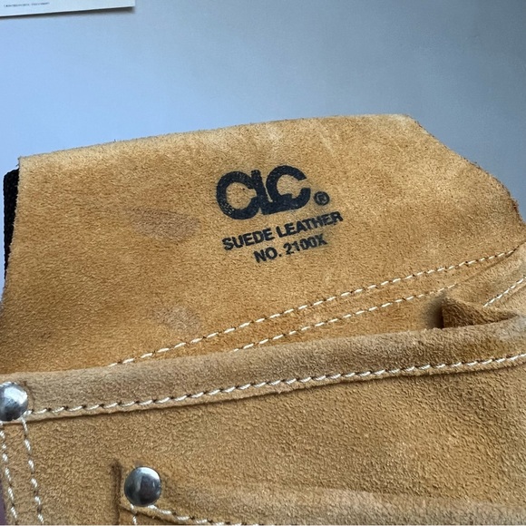 🍄 3/$30 CLC Suede Carpenter Nail & Tool Leg Strap Bag - Picture 7 of 7